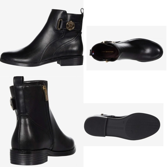 Tommy Hilfiger Women's Rezin Ornamented Zip-Up Booties SIZE 6M - Picture 3 of 17